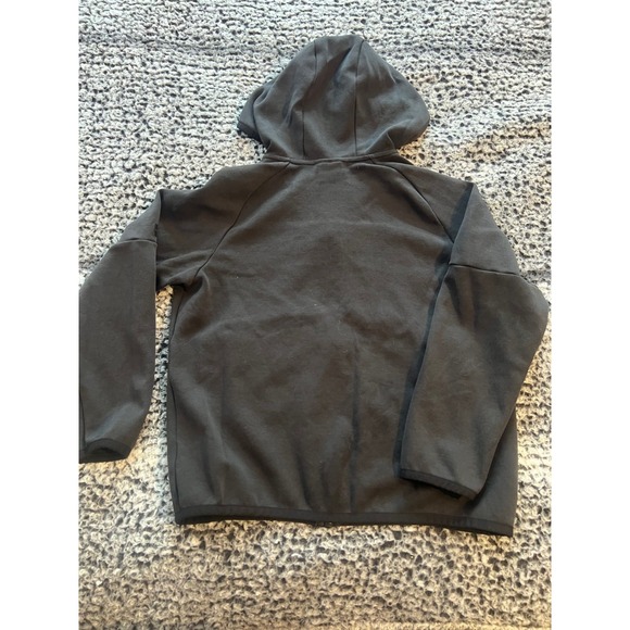 Men's Black Athletic Works Hooded Sweatshirt Size L Husky - Picture 2 of 5